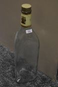 A large vintage Glenfiddich whisky bottle (empty) 50cm