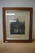 A 1907 Photograph, Launch of F.R.Steam Tug 'Cartmel', Barrow in Furness, Tuesday, August 13th