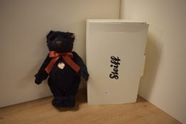 A modern Steiff Limited Edition Bear, 663208 Joshua Classic Black Bear, 1959-2009, white tag,