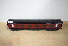 A EX Models scratch built 0 gauge LMS 1st Class Coach 1052