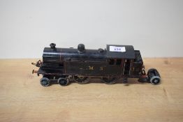 A Mills Bros 0 gauge electric 4-4-2 LMS Locomotive 12 (af)