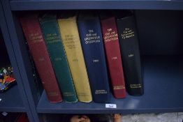 Six Volumes, Simmons-Boardman, The Car and Locomotive Cyclopedia, 1966 First Edition, 1970 Second