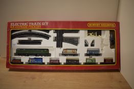 A Hornby R787 Electric Train Set, BR Express Freight,, Mammoth Diesel Locomotive D1670, eight