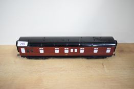 A EX Models scratch built 0 gauge LMS Kitchen Car 30076
