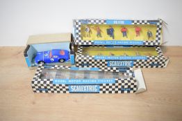 Vintage Scalextric, C69 Ferrari with Working Lights, part boxed with external card box present, F301