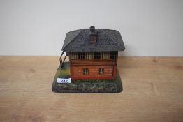 A Bing tin plate 0 gauge Signal Box marked DRGM to base