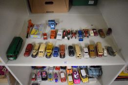 Playworn Die-casts, Dinky Meccano, Matchbox Lesney, Corgi and similar, early models seen including