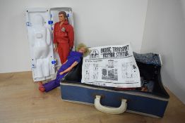 The Six Million Dollar Man, 1973 and 1974 Universal City Studios Figures, both fully clothed, 1975