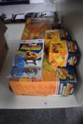 Corgi Rockets, 2079 World Champion Racing Set, 1977 Lap Counter x2 and two Die-casts with tune up