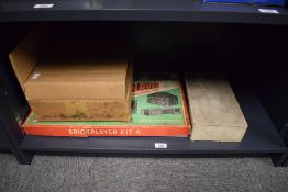 A Spears Works Brick Player part Kit 4 with extra Accessories and a Bayko Building Set No 0 part set