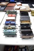 Fifteen 0 Gauge Wagons and Tankers, Bing, Hornby, Scratch Built etc