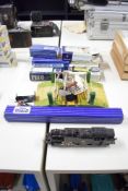 00 Gauge, Hornby Dublo, 2-6-4 BR Tank Locomotive 80054, D1 Level Crossing, boxed, EDB1 Straight