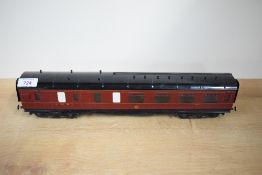 A EX Models scratch built 0 gauge LMS 3rd Class Coach 5622