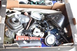 Two boxes of Land Rover parts
