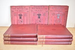 Volumes 1-3 The Book of the Motor Car Rankin Kennedy, and Volumes 1-6 Modern Engines and Power