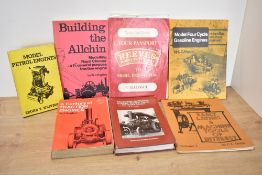 A selection of volumes model engineering, traction engines, and lathes and machine tools