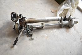 A British Silver Seagull outboard motor