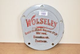 A Wolseley cast plague