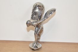 A Rolls Royce Spirit of Ecstasy car mascot