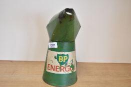 A BP Energol oil can