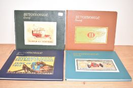 Four volumes of Automobile Quarterly