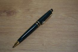 A Waterman Expert ballpoint pen in Green Laque