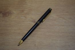 A Waterman Exclusive ballpoint pen in Matte Black