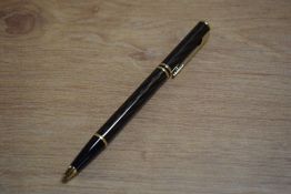 A Waterman Laureat ballpoint pen in Brown Laque