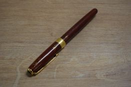 A Parker Sonnet rollerball pen in Chinese Laque Red