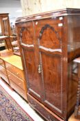 A late 19th r early 20th Century mahogany tallboy, dimensions approx. H162 W83 D54cm