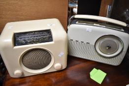 Two vintage bush radios