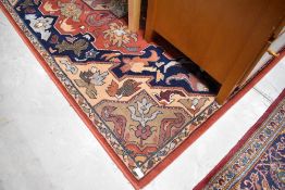 A modern New Zealand Wool carpet, approx 200 x 140cm, Delphi design by Kennedy Carpets