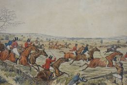 Thomas Fielding (British, 1758-1820) after Henry Alken (British, 1774-1850) hand coloured