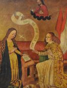 Artist unknown, 20th century colour print of painting from around 15th century, depicts The