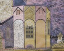 After Peter W Wickham (British 1934-2009) a limited edition woodblock print 'Manderin' duck,