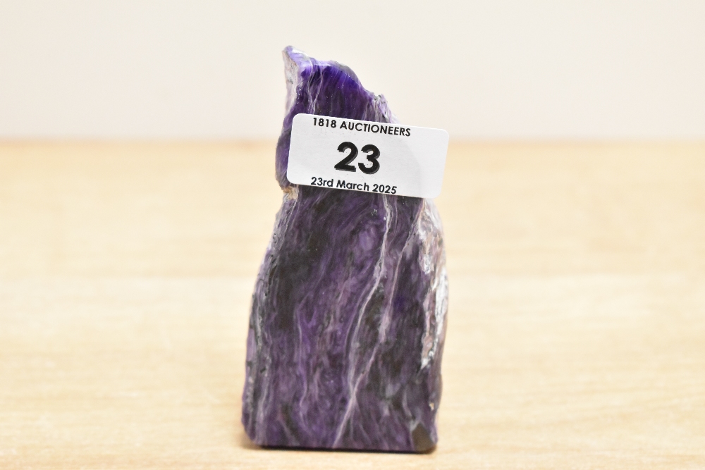 A natural Blue john crystal specimen, h10cm