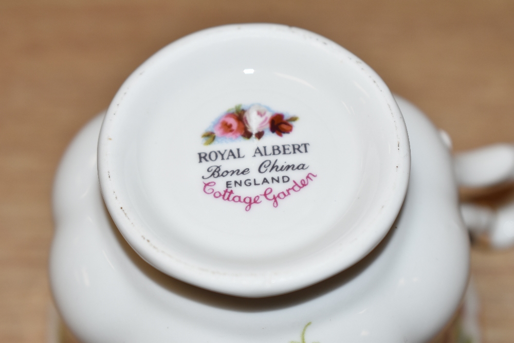 A Royal Albert cottage pattern bone china dinner service decorated with floral patterns and gilt - Image 2 of 2
