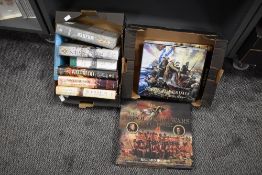 Two boxes containing various military books, to include The Nepoleonic Wars, Charles Spencer