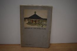 Naval Curio. Japanese Naval interest. A copy of Prof. Kishida's Japanese Architecture [1936], with