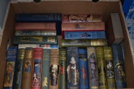 Children's. Decorative cloth bindings. A carton. (25)