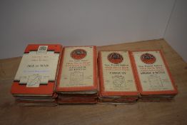 Maps. A small carton of Ordnance Survey One-Inch maps of England & Wales. 6th edition. Includes