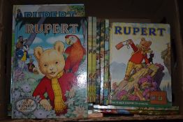 Children's. Rupert Annuals. A carton. (42)