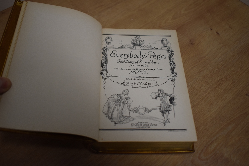 Fine Binding. Morshead, O. F. [ed.] - Everybody's Pepys: The Diary of Samuel Pepys 1660-1669. - Image 2 of 7