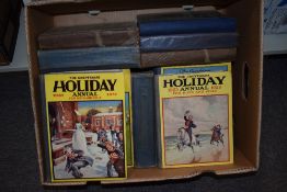 Children's. Greyfriars Holiday Annuals 1921-41. A carton. (14)
