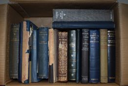 Poetry. A small carton. Includes John Masefield, some signed/inscribed. (15)