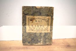Folding Map. Lake District. Smith, C. - Smith's New and Accurate Map of the Lakes, in the Counties