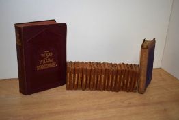 Shakespeare. A small selection, includes: nineteen miniature volumes of the works published in New