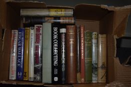 Literature. A small carton. Includes: Bradbury, Ray - R is for Rocket. 1970, 2nd impression;