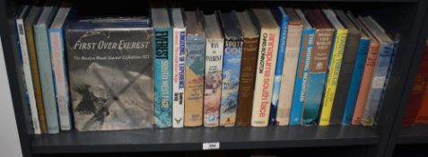 Mountaineering. Everest and the Himalayas. A selection of histories and biographies. Hardbacks,