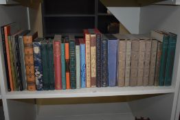 Folio Society. Fiction and Non-Fiction selection. Includes some of the early dust jacketed issues,